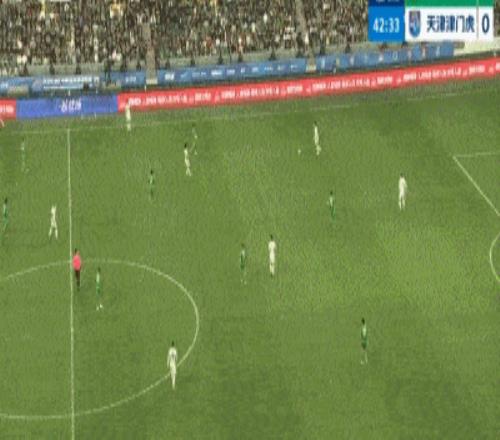 中超国安24津门虎基莱斯双响张玉宁破门难救主