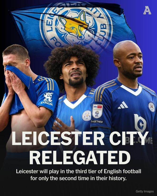 唏嘘！前英超冠军提前2轮跌入英甲 连续2年降级 近18轮仅1胜崩盘